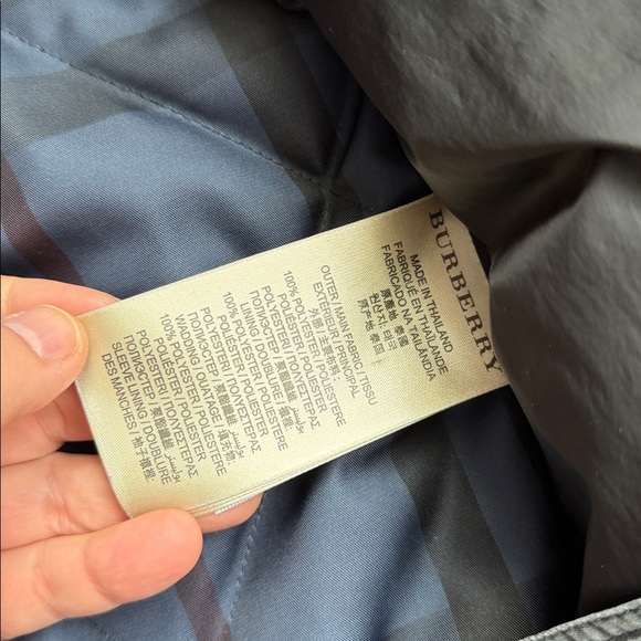 Burberry Men's Black Quilted Jacket (slim) check the measurements - Picture 8 of 13